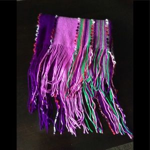 Beautiful knitted fringed scarf (16)